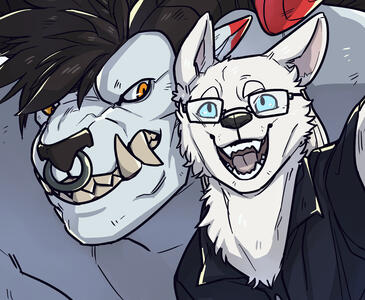 Custom Double Face Icon (w/ shading)